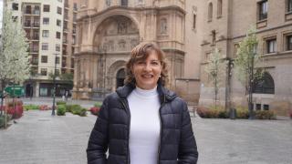 Ana Gómez, trasplantada de córnea en Aragón
