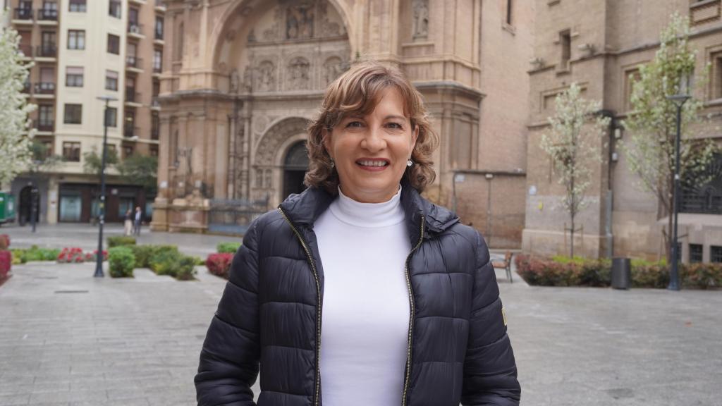 Ana Gómez, trasplantada de córnea en Aragón