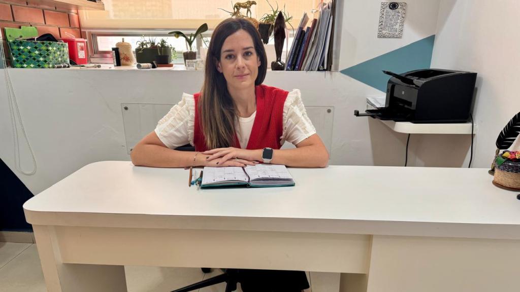 La psicóloga y psicoterapeuta Laura Górriz,  en su consulta.