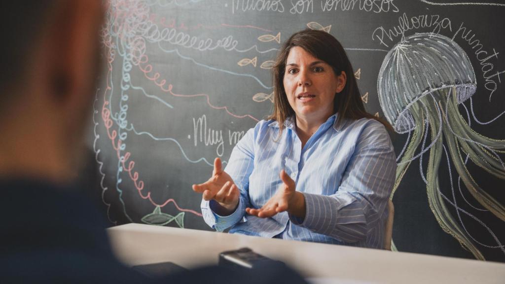 María Gijón, presidenta de Adolescencia Libre de Móviles en Madrid.