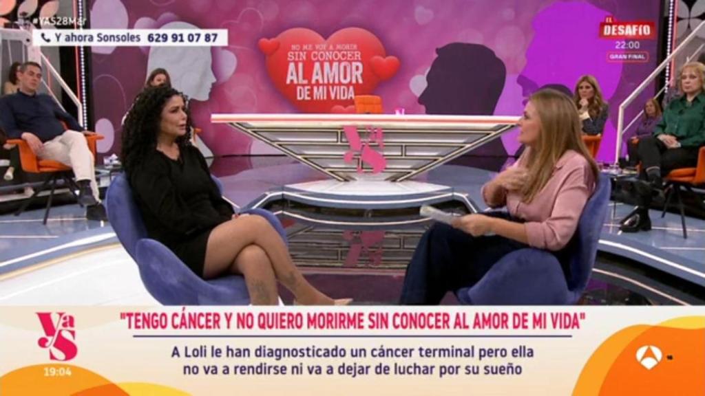Loli habla con Pepa Romero, en 'Y ahora Sonsoles'