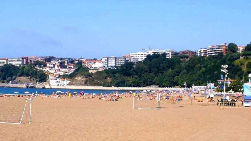 Playa de Ereaga, en Neguri
