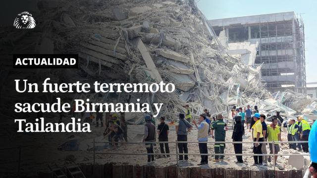 Vídeo | Así son las imágenes que ha dejado el fuerte terremoto que ha sacudido una amplia región de Myanmar y Tailandia