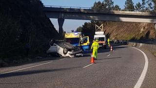 Registrado un accidente de tráfico en la AG-11, en Ribeira.