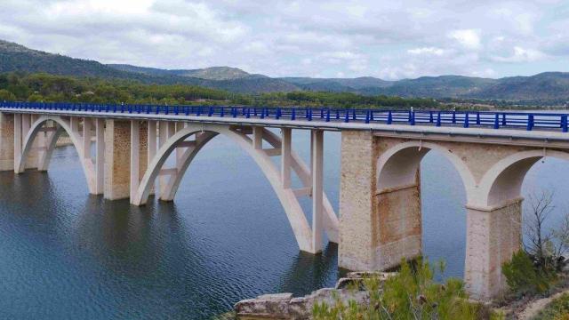 Imagen actual del embalse de Entrepeñas.
