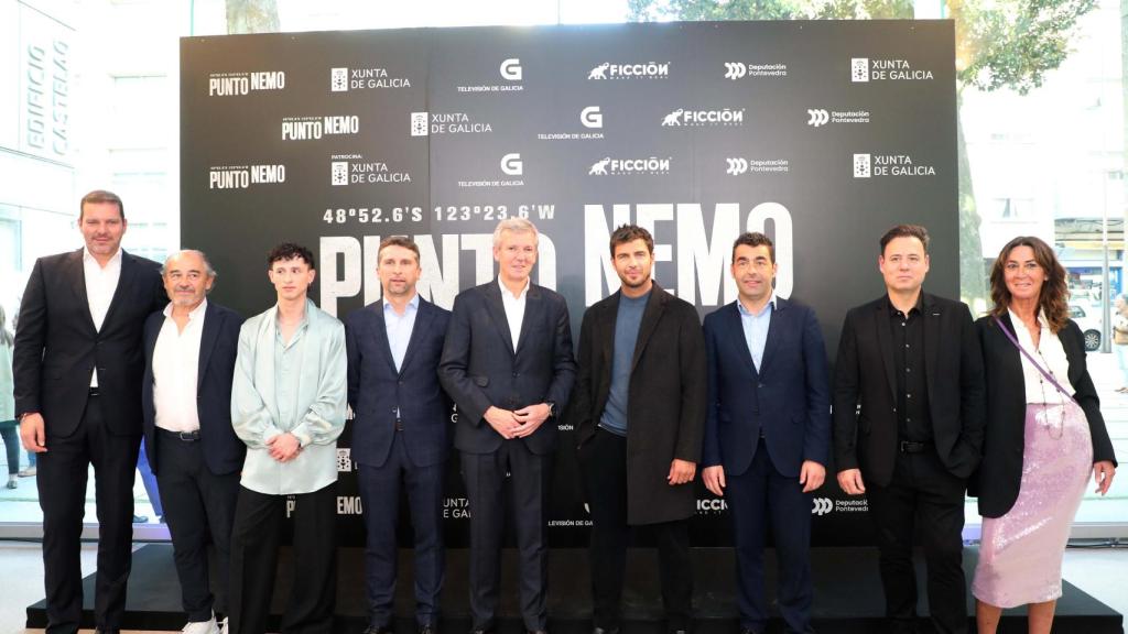 Gran presentación en Pontevedra de la serie de Amazon Prime 'Punto Nemo', rodada en Rías Baixas