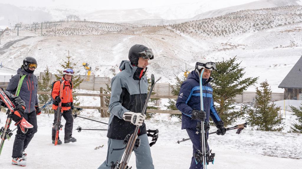 Felipe VI, en la estación de Formigal.