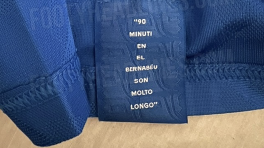 Detalle de la 3ª camiseta del Real Madrid