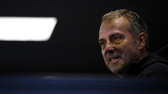 Flick, durante una rueda de prensa.