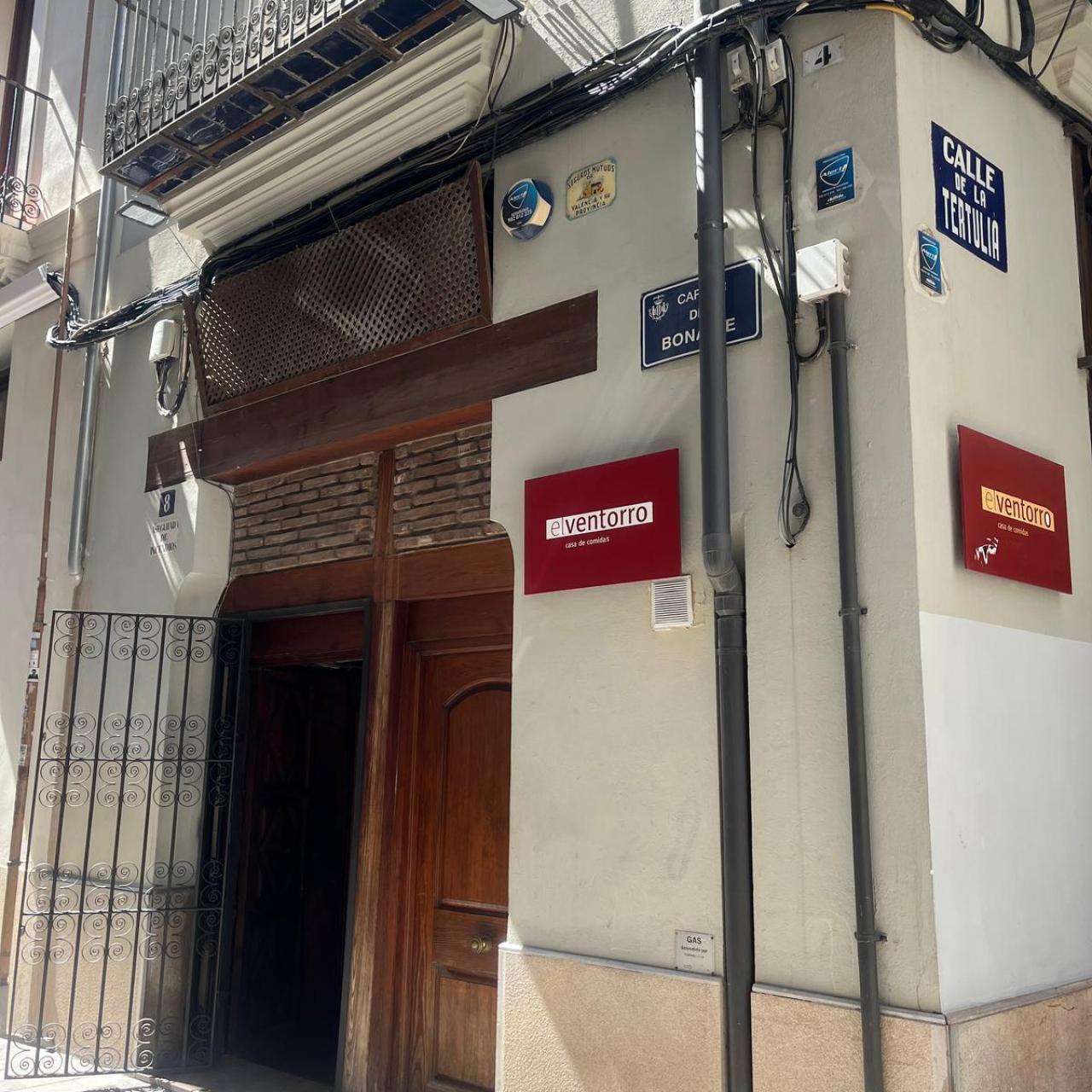 El Ventorro, esta misma semana con su letrero. E.E.