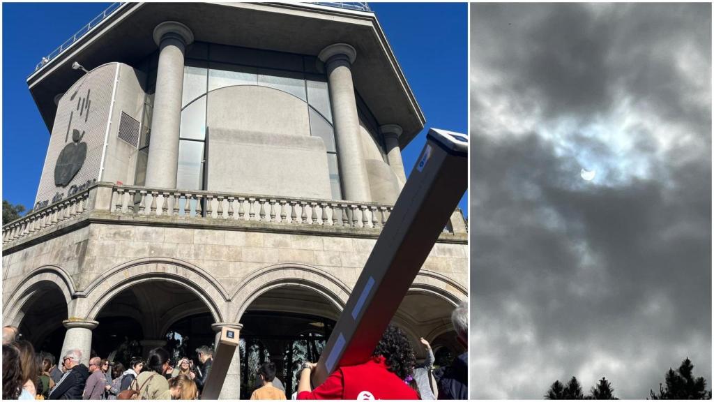 A Coruña se moviliza para disfrutar del eclipse solar parcial