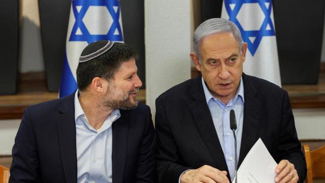 El primer ministro de Israel, Benjamin Netanyahu, durante una reunión semanal.