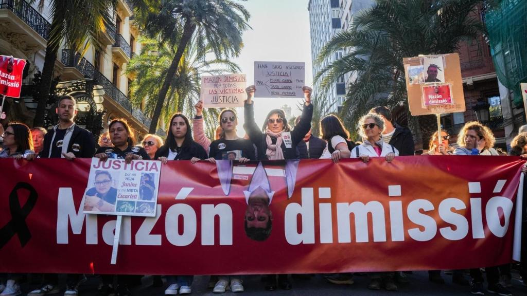 Cabecera de la manifestación. Jorge Gil / Europa Press