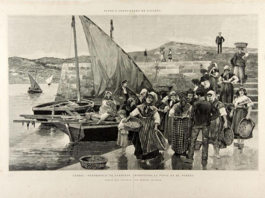 Puerto de Ferrol en el siglo XVIII. https://arquivosdegalicia.xunta.gal