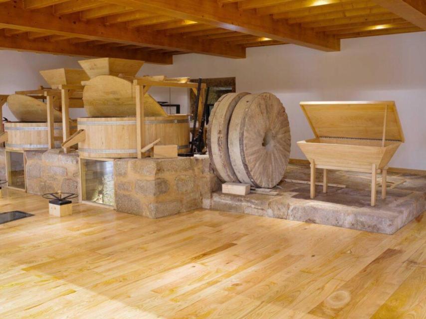 Maquinaria de los molinos en 2023, tras su restauración. https://cimixnaron.gal