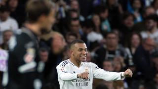 Kylian Mbappé celebra uno de sus goles ante el Leganés.