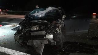 Un herido tras una salida de vía en la A-6 a la altura de Betanzos (A Coruña)