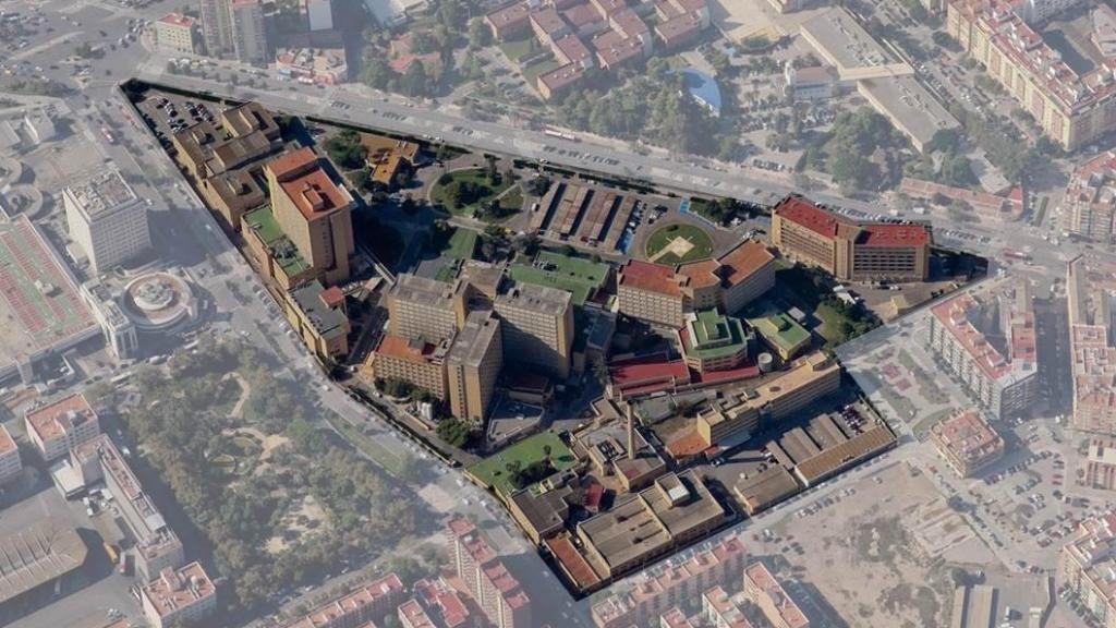 Plano del nuevo complejo sanitario Campanar-Ernest Lluch. GVA