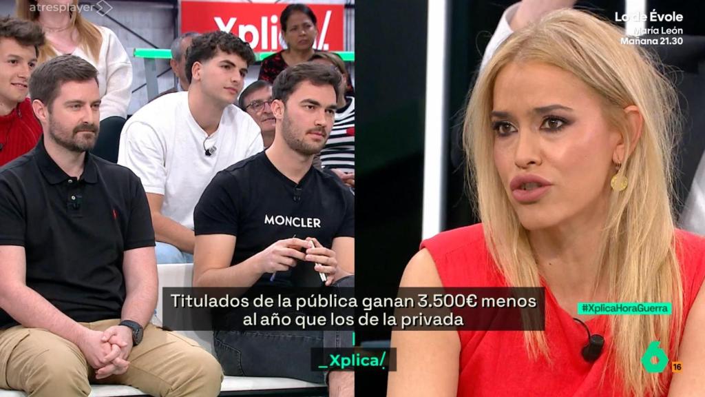 Pascual Ariño, Fran Villalba y Afra Blanco en 'laSexta Xplica'.
