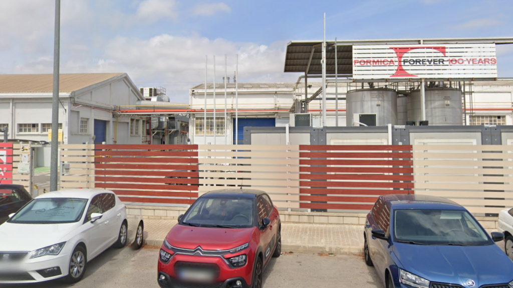 Instalaciones de la fábrica Formica.