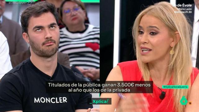 Fran Villalba y Afra Blanco en 'laSexta Xplica'.