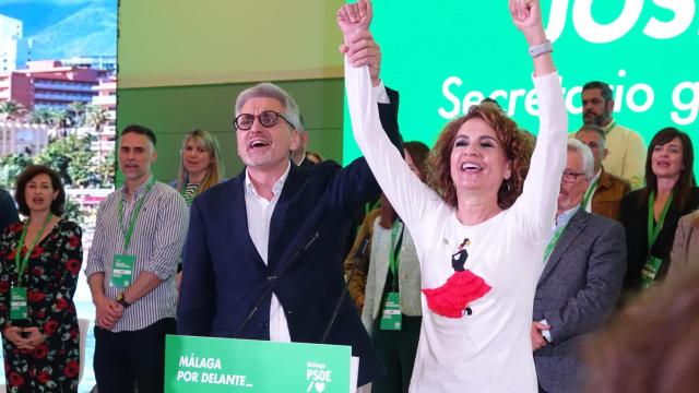 Imagen de archivo de Josele Aguilar y María Jesús Montero.