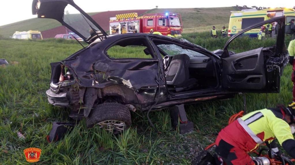 Coche accidentado. Foto: CPEIS Toledo.