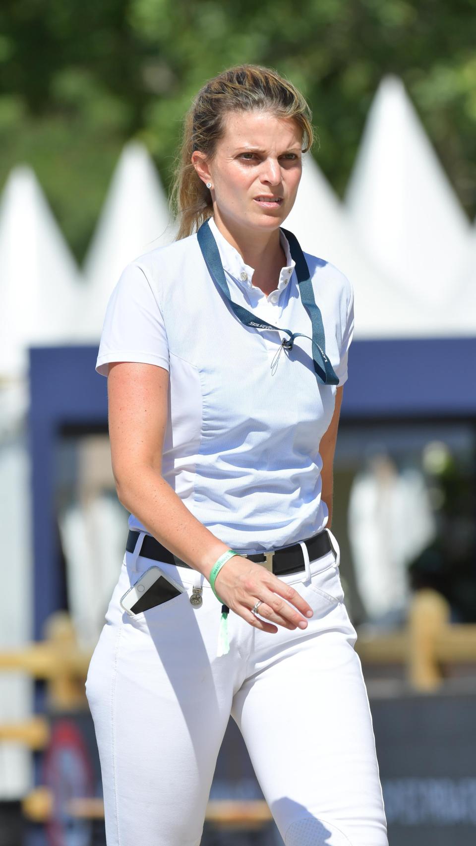 Athina Onassis, en un evento hípico en París, en 2019.