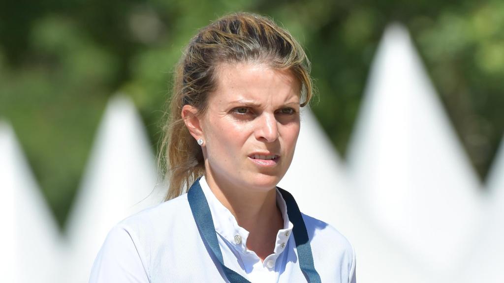 Athina Onassis, en un evento hípico en París, en 2019.