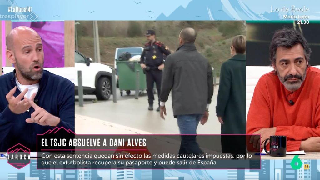 Gonzalo Miró y Juan del Val en 'La Roca'.