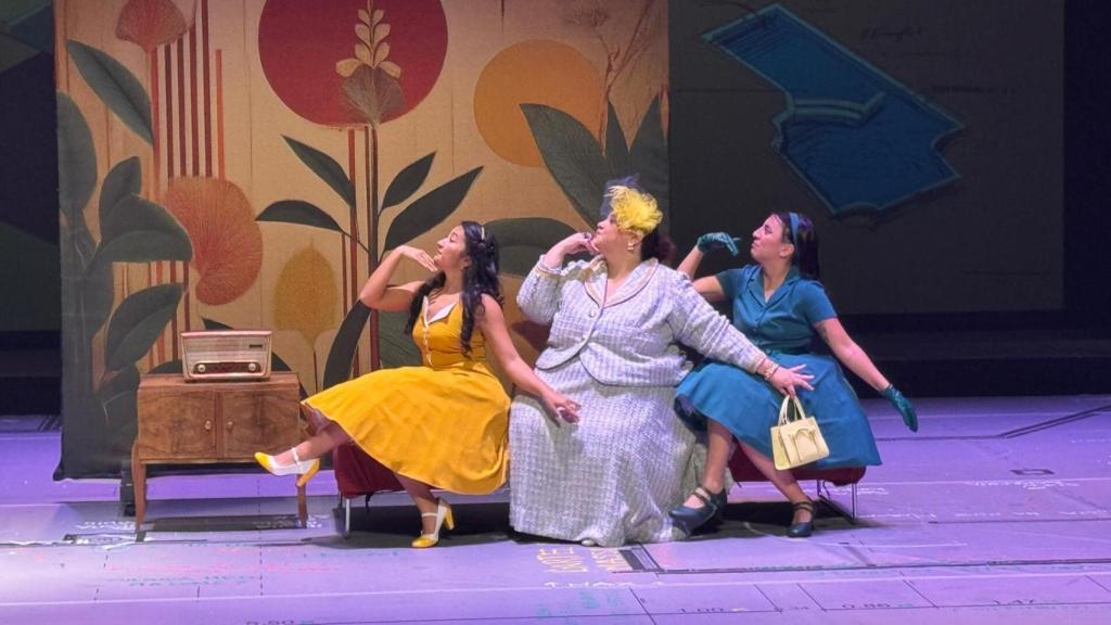 Una escena de 'Falstaff' en el Museo Universidad de Navarra. Foto: MUN