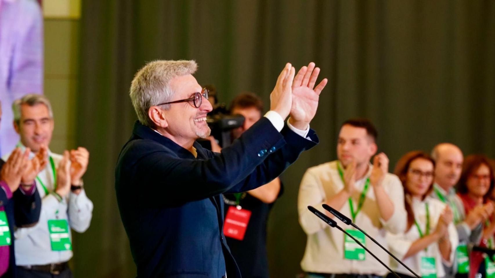 Josele Aguilar en el Congreso Provincial de PSOE Málaga.