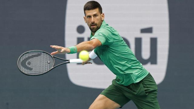 Novak Djokovic, en el Masters 1.000 de Miami