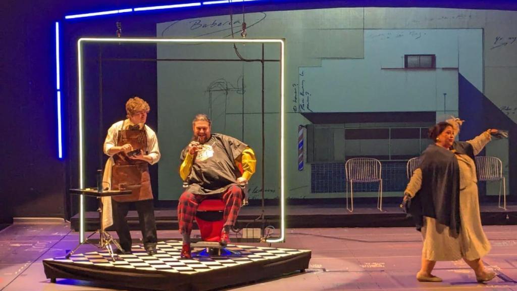 Una escena del esta versión de 'Falstaff'. Foto: Liuba Cid