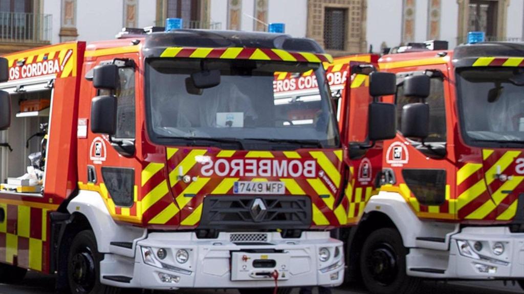 Dos de los nuevos camiones de bomberos del Consorcio.