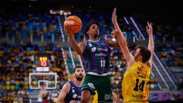 Tyson Carter durante el Gran Canaria vs. Unicaja.