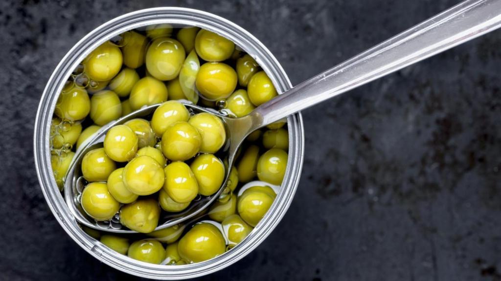 Lata de guisantes.