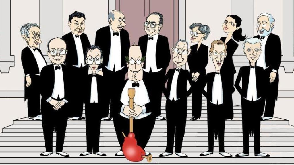 Cartel de la exposición '40 años de Autonomía de Galicia en las caricaturas de Siro'.