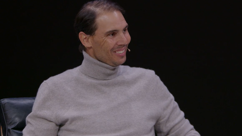Rafa Nadal imparte una charla motivacional en la sede de Inditex en A Coruña