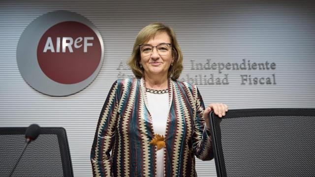 La presidenta de la Autoridad Independiente de Responsabilidad Fiscal (AIReF), Cristina Herrero