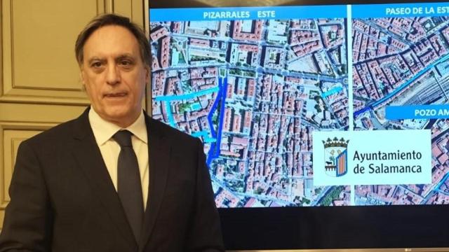 El alcalde de Salamanca, Carlos García Carbayo, se pronuncia sobre el futuro centro de migrantes