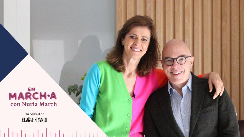 Nuria March posando junto a Diego Antoñanzas