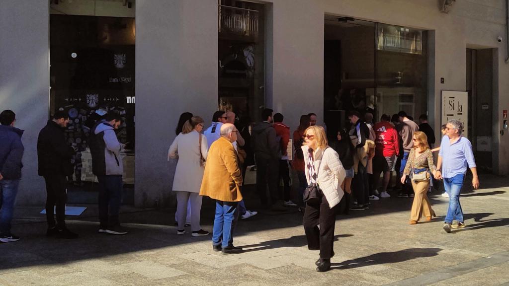 Tienda del Celta de Vigo en el centro de la ciudad