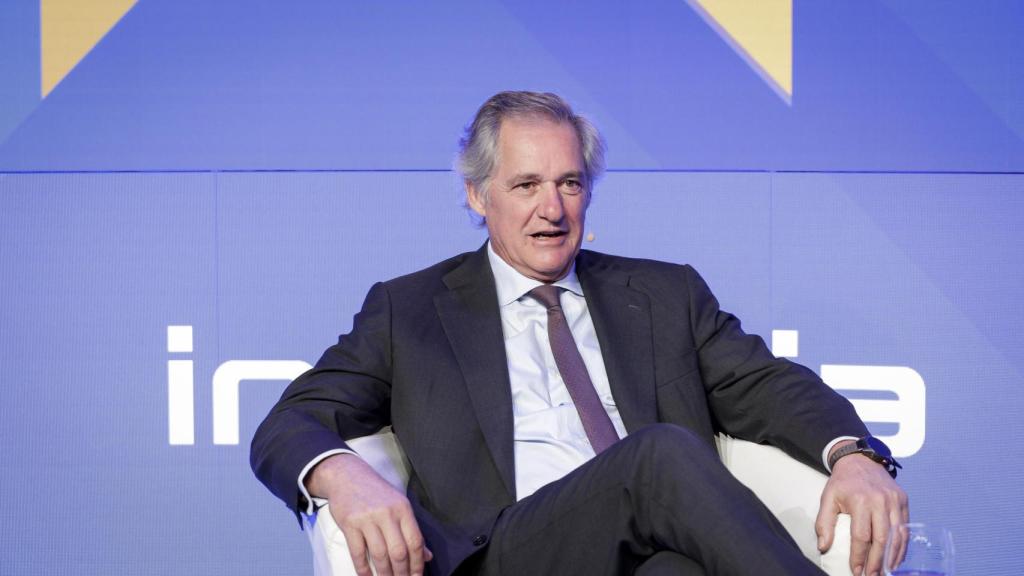 José Manuel Entrecanales, presidente y CEO de Acciona, durante su intervención en la primera jornada del Wake Up, Spain 2025! 'Los desafíos de España ante el nuevo orden mundial'.