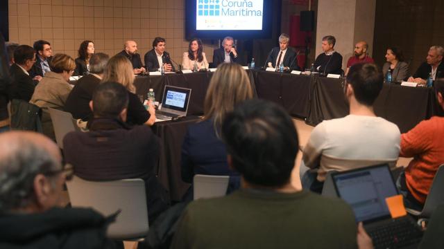 Uno de los talleres de la semana pasada sobre el futuro del puerto de A Coruña.