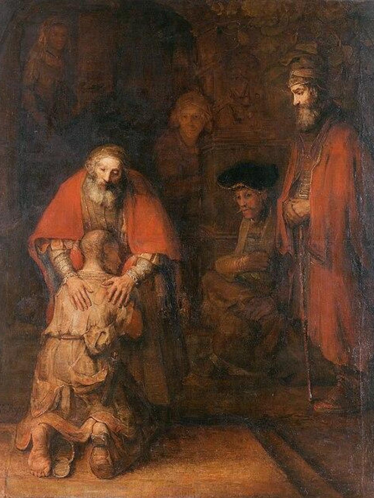 El retorno del hijo pródigo, de Rembrandt.