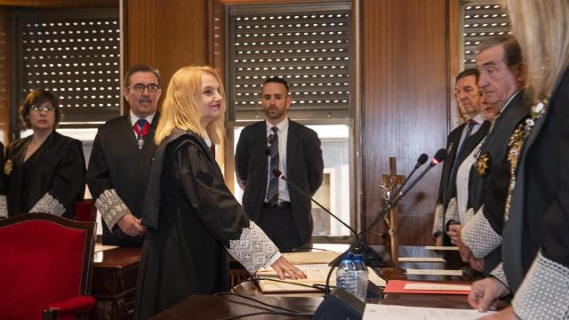 Pilar Astray toma posesión como nueva presidenta del TSJCM. Foto: Víctor Fernández / EP.