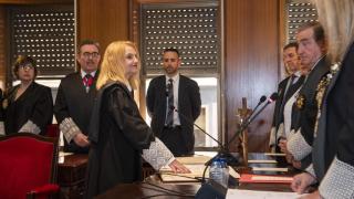 Pilar Astray toma posesión como nueva presidenta del TSJCM. Foto: Víctor Fernández / EP.