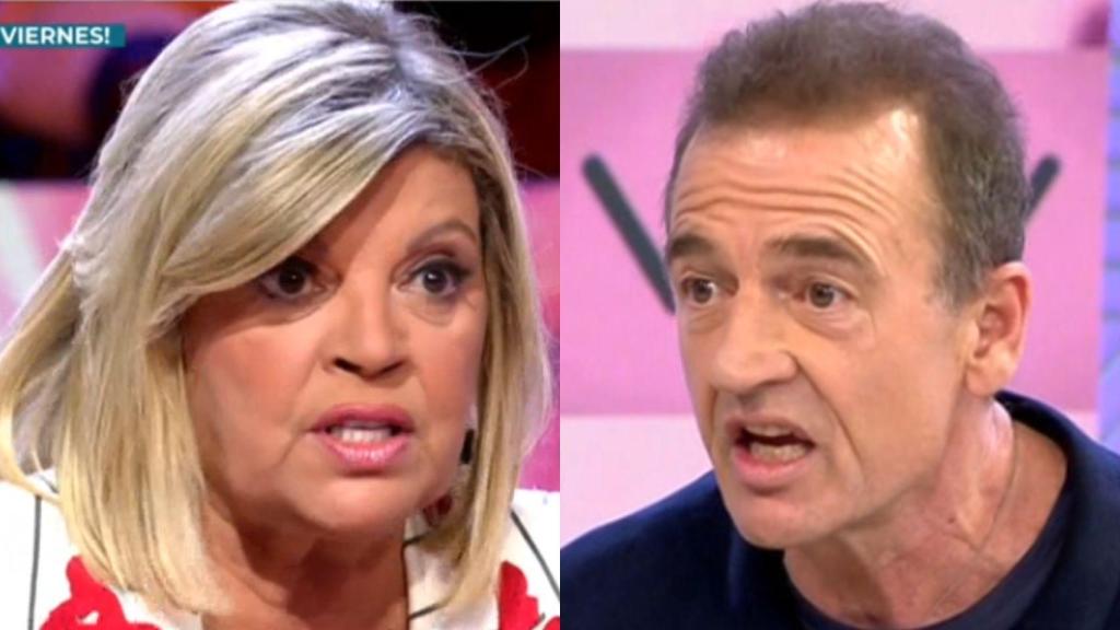 Alessandro Lequio y Terelu Campos, en un fotomontaje