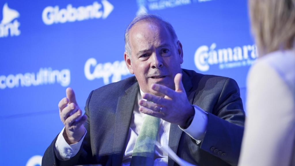 Mario Ruiz-Tagle, CEO de Iberdrola España durante su intervención en el V Foro Económico Español Wake Up, Spain!, organizado por EL ESPAÑOL, Invertia y Disruptores.